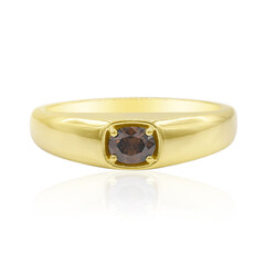 Anello da uomo in oro con Diamante Cognac d'Argyle SI1 (Mark Tremonti)