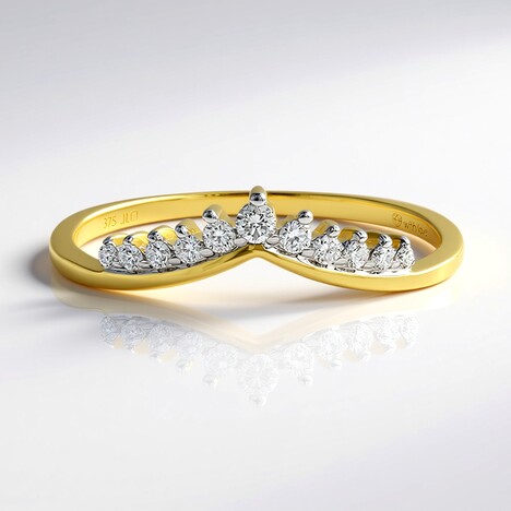 Anello in oro con Diamante SI1 (G) (Annette)