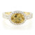 Zilveren ring met een champagne kwarts