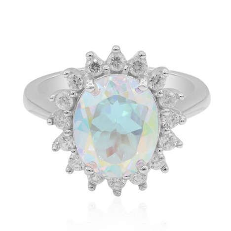 Moonlight Topaz Silver Ring