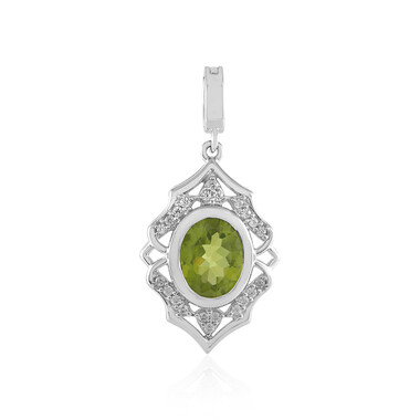 Peridot-Silberanhänger