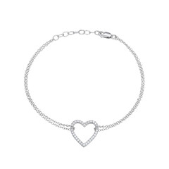 Bracciale in argento con Zircone