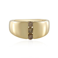 Anello in oro con Diamante Champagne I2 (de Melo)