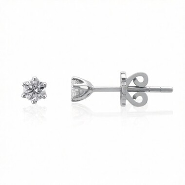 Orecchini in oro con Diamante IF (D) (Annette)