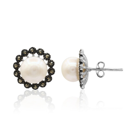 Orecchini in argento con Perla di Acqua Dolce