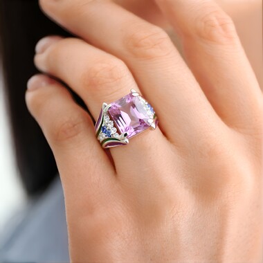 Anello in argento con Ametrina (SAELOCANA)
