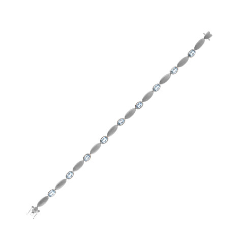 Santa Maria Aquamarine Platinum Bracelet (CUSTODANA)