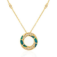 Collier en or et Opale noire de Lightning Ridge (CIRARI)