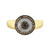 Anello in argento con Diamante Champagne I4