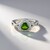 Anello in argento con Diopside Russo