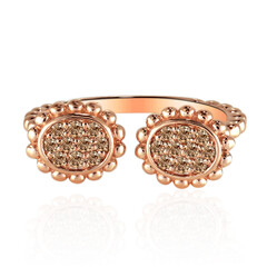 Anello in oro con Diamante Rose de France SI1 di Argyle