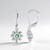 Orecchini in argento con Smeraldo Russo