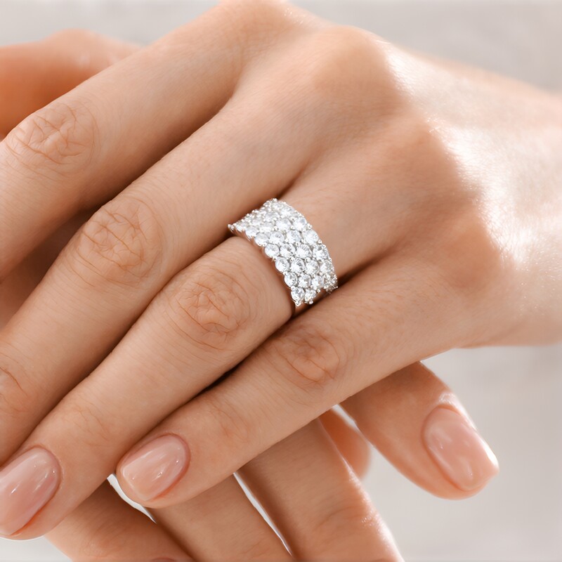 Bague en argent et Danburite