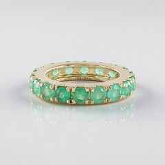 Anello in oro con Smeraldo Russo (de Melo Gold)