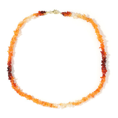 Collier en argent et Opale de Feu du Mexique