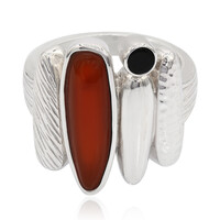 Anello in argento con Corniola