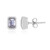 Rainbow Moonstone Silver Earrings