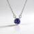 Collier en argent et Tanzanite (de Melo Essence)