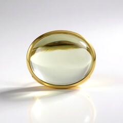 Zilveren ring met een groene amethist