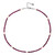 Collier en argent et Rubis de Madagascar