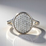 Anello in argento con Zircone