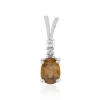 Ciondolo in argento con Zircone Mandarino