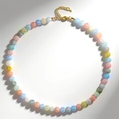 Collana in argento con Berillo Fancy