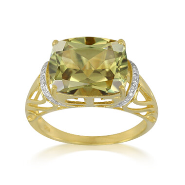 Zilveren ring met een zultaniet
