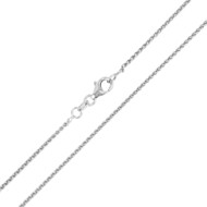 Silber-Zopfkette - 3,44 g - 50 cm