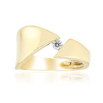 Zilveren ring met een Diamant SI1 (G) (Annette)