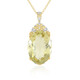 Ouro Verde Quartz Silver Necklace (Gems en Vogue)