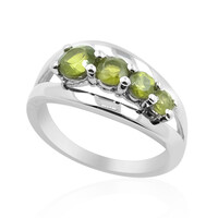 Anello in argento con Idocrasio