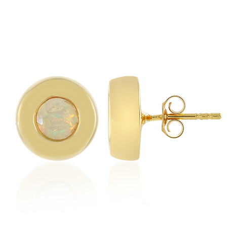 Boucles d'oreilles en argent et Opale Welo