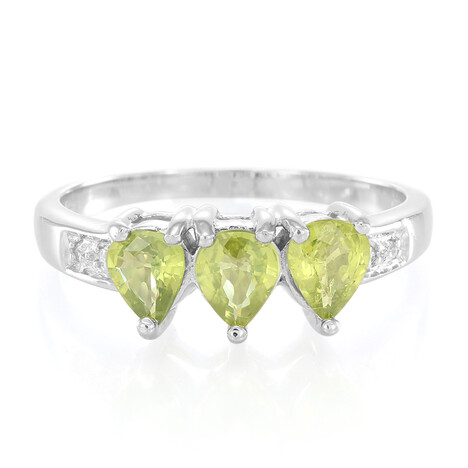 Bague en argent et Saphir du Mozambique