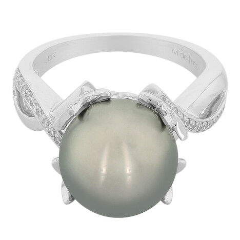 Tahitiperlen-Goldring (M de Luca)