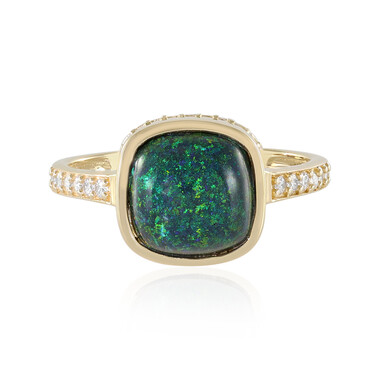 Andamooka-Matrix-Opal-Goldring (AMAYANI)