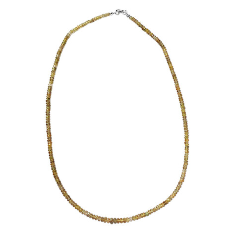 Farbwechsel-Granat-Silberhalskette