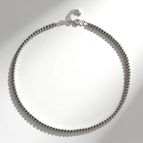 Collana in argento con Ematite Argentata