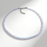 Collana in argento con Pietra di Luna Arcobaleno
