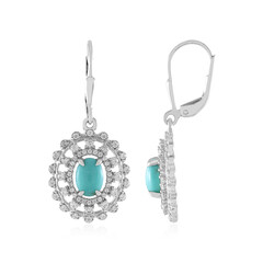 Orecchini in argento con Turchese