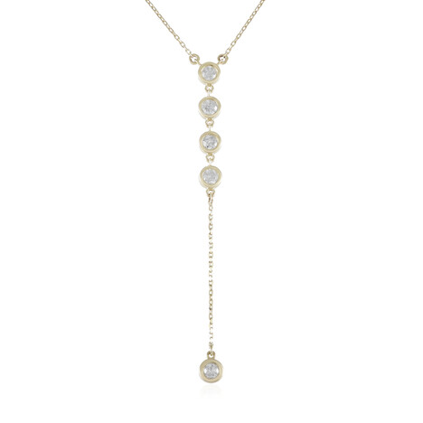 9K I3 (H) Diamond Gold Necklace (de Melo Gold)