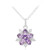 Amethyst-Silberhalskette