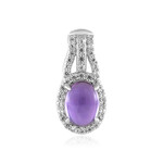Sibirischer Amethyst-Silberanhänger