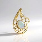 Ciondolo in oro con Opale di Welo AAA (Ornaments by de Melo)