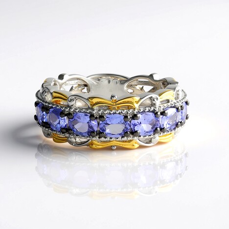 Bague en argent et Tanzanite (Gems en Vogue)