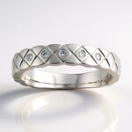 Anello in argento con Diamante I1 (G) (Annette)