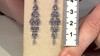 Boucles d'oreilles en argent et Tanzanite