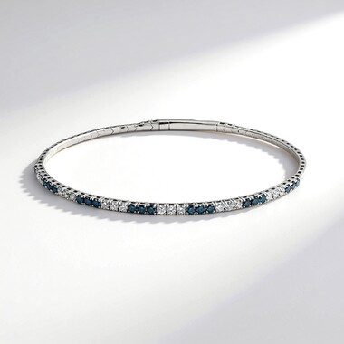 Bracelet en or et Diamant SI2 bleu (CIRARI)