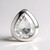 Ciondolo in argento con Topazio Bianco (MONOSONO COLLECTION)