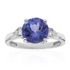 Gouden ring met een AAA tanzaniet (CIRARI)